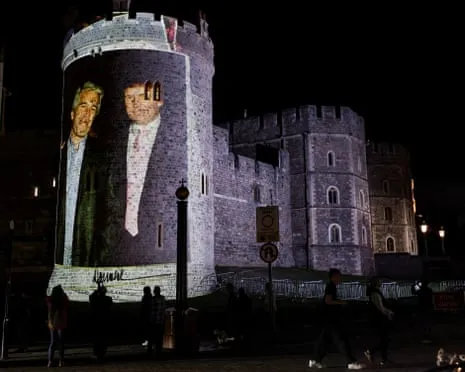 Four Arrested After Pictures of Trump and Epstein Projected on Royal Windsor Castle